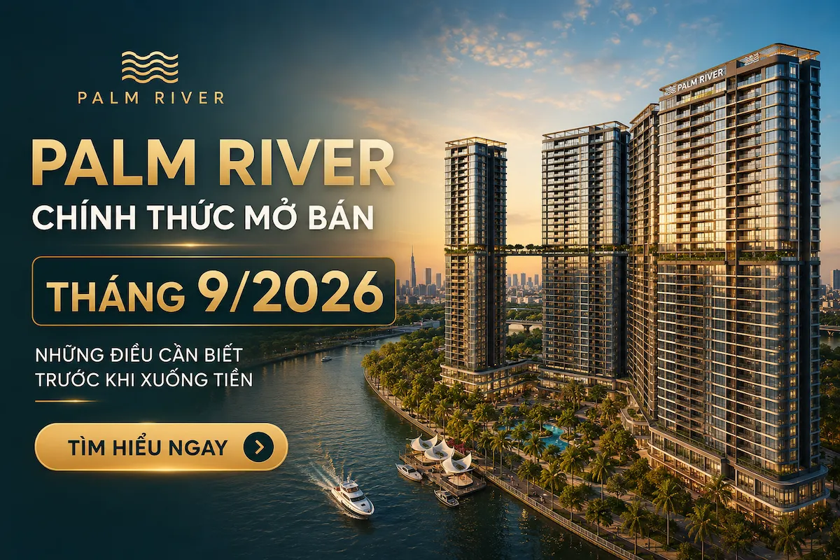 Palm River Chính Thức Mở Bán Tháng 9/2026: Những Điều Cần Biết Trước Khi Xuống Tiền