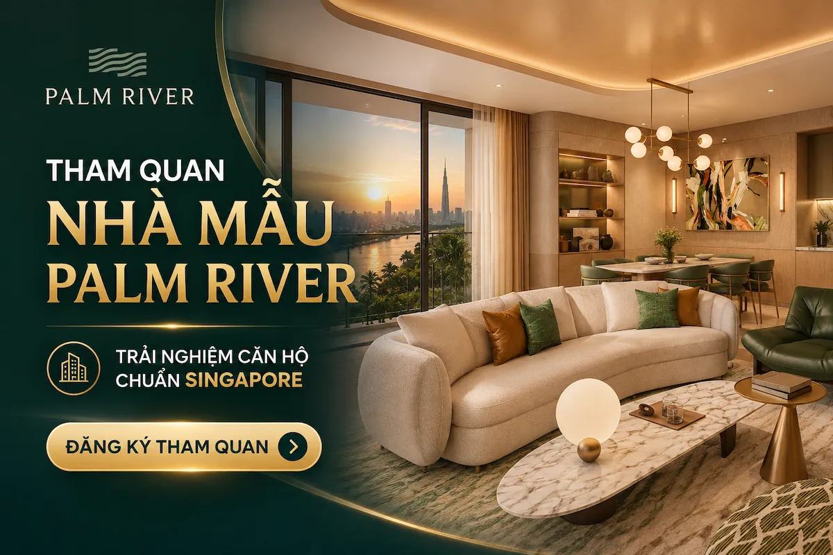 Nhà mẫu Palm River tại Sales Gallery Palm City Nam Rạch Chiếc