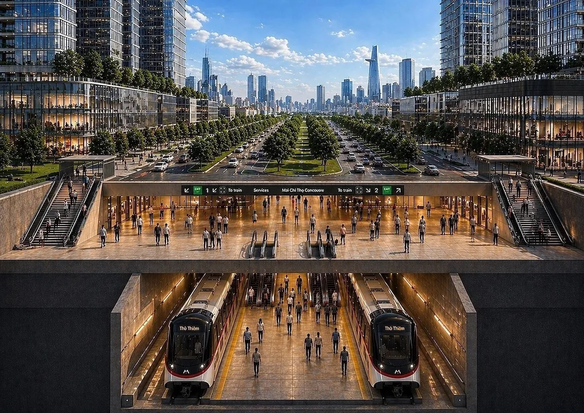 Metro Thủ Thiêm - Long Thành: Cú Hích Hạ Tầng Cho Palm River Metro Thủ Thiêm - Long Thành: Cú Hích Hạ Tầng Cho Palm River