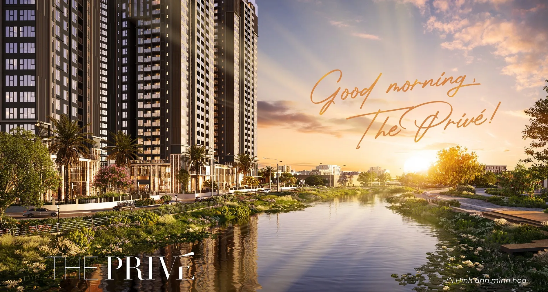 Phối cảnh dự án căn hộ The Privé Đất Xanh Nam Rạch Chiếc Quận 2