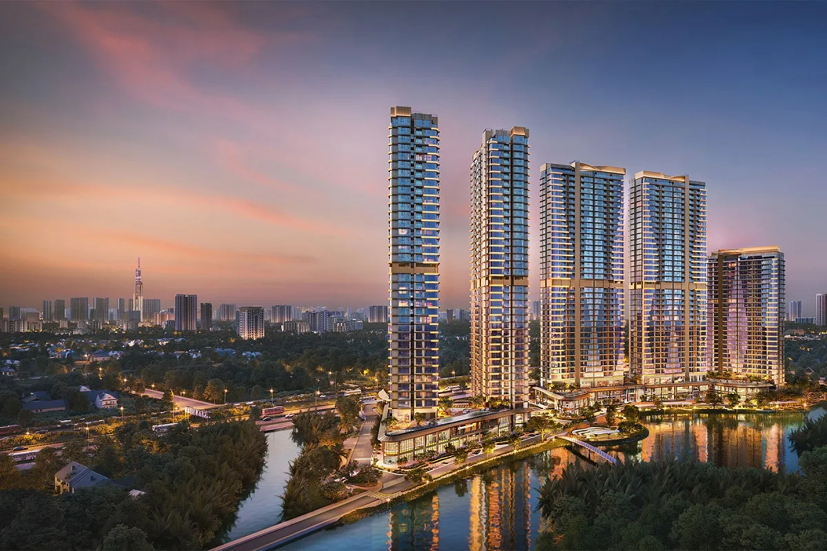 Phối cảnh dự án Eaton Park Gamuda Land mặt tiền Mai Chí Thọ Quận 2