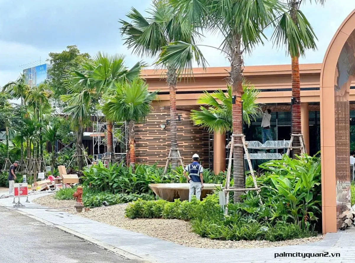Tiến độ Sales Gallery nhà mẫu Palm River Palm City tháng 8/2026