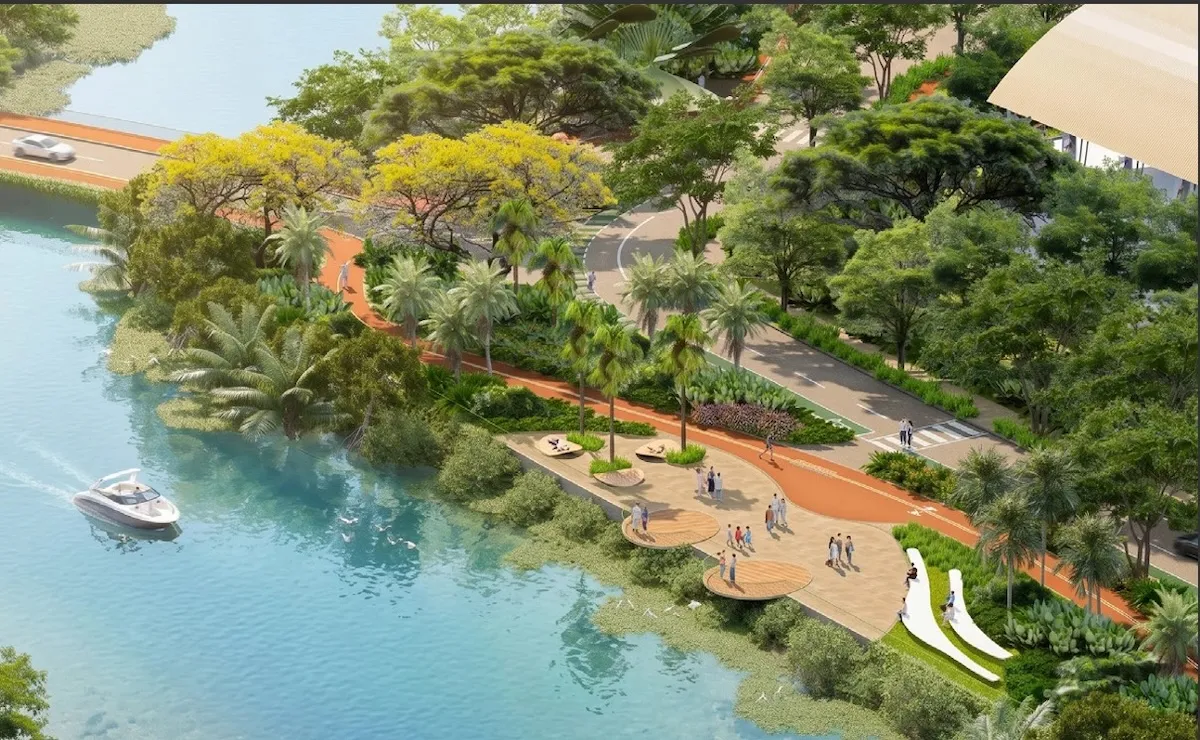 Công viên ven sông dự án Palm City