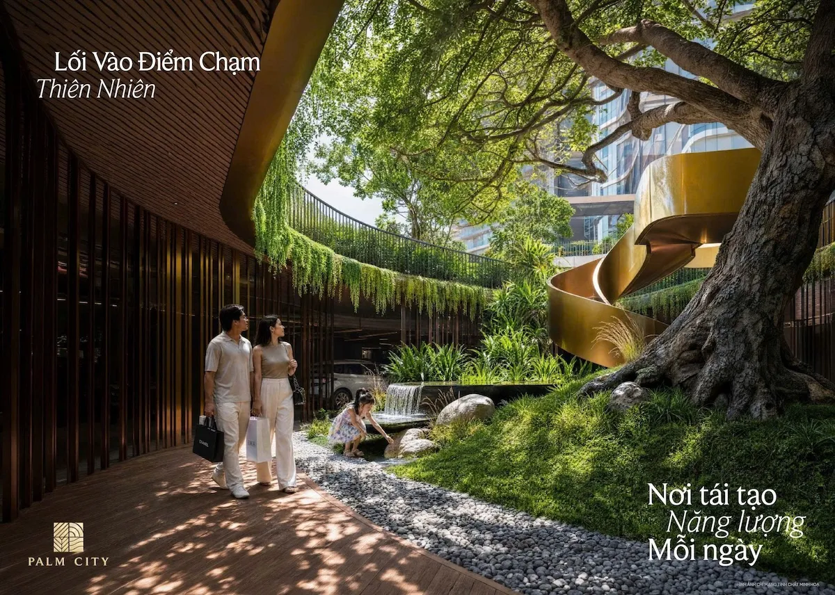 Tổng thể tiện ích và cảnh quan dự án Palm River kết tinh từ dàn nhà thầu
